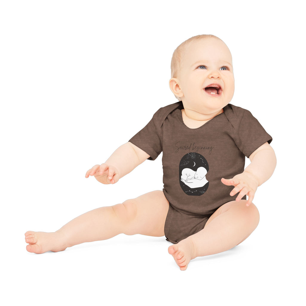Sacred Beginnings Baby Organic Short Sleeve Bodysuit