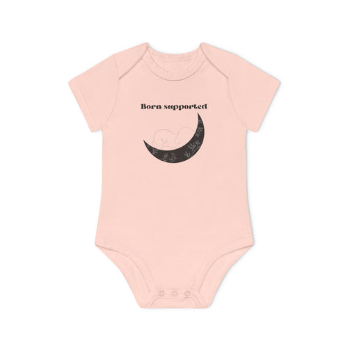 Born Supported Baby Organic Short Sleeve Bodysuit