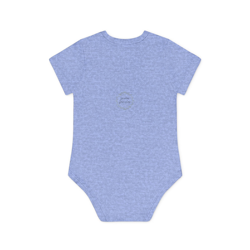 Born Supported Baby Organic Short Sleeve Bodysuit