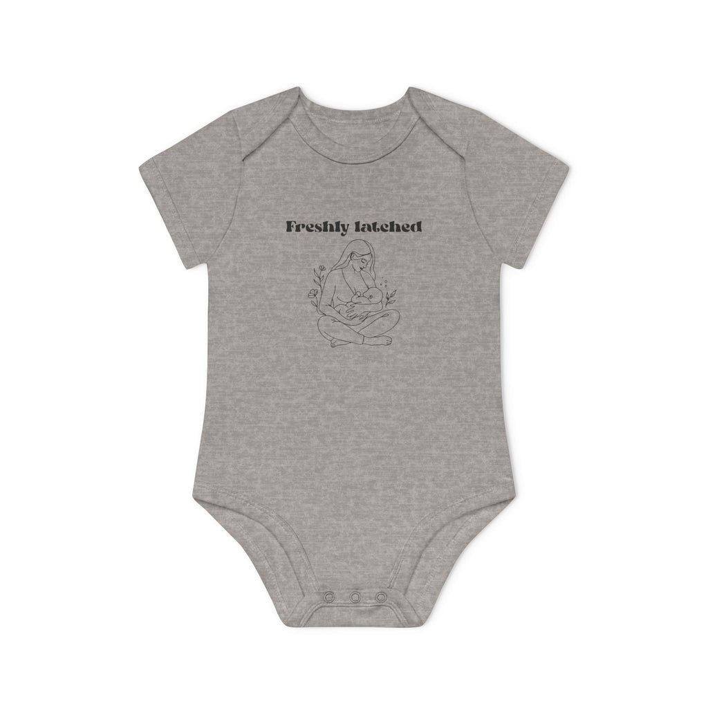 Earthside at last Baby Organic Short Sleeve Bodysuit