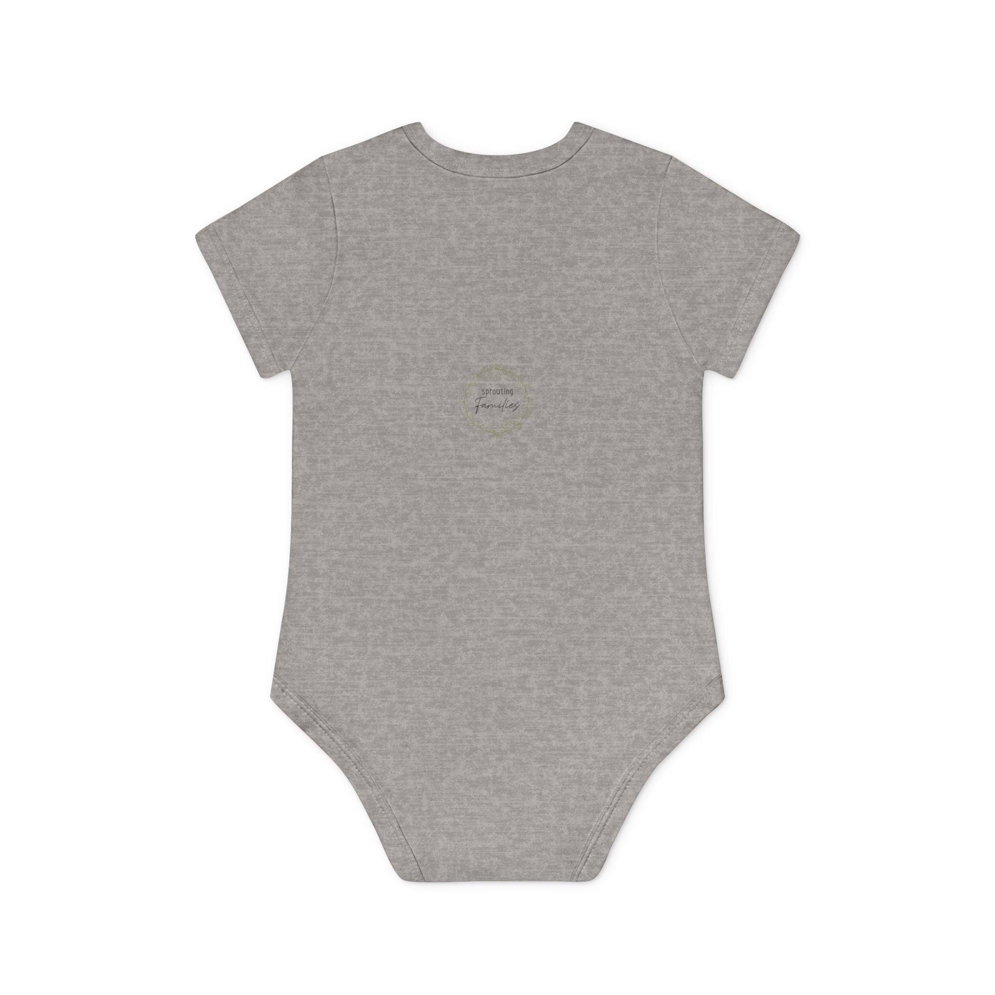 Milk first questions later Baby Organic Short Sleeve Bodysuit