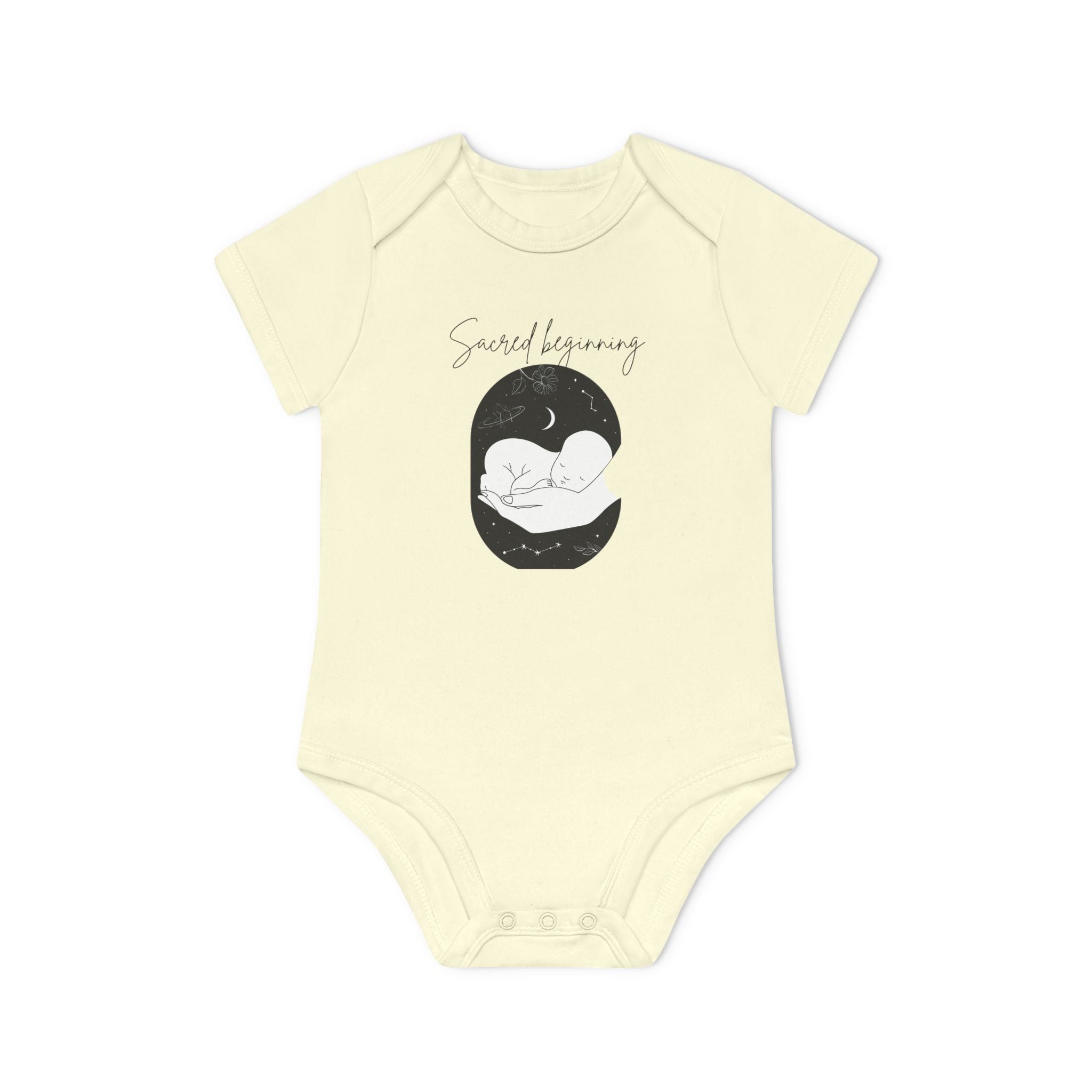 Sacred Beginnings Baby Organic Short Sleeve Bodysuit