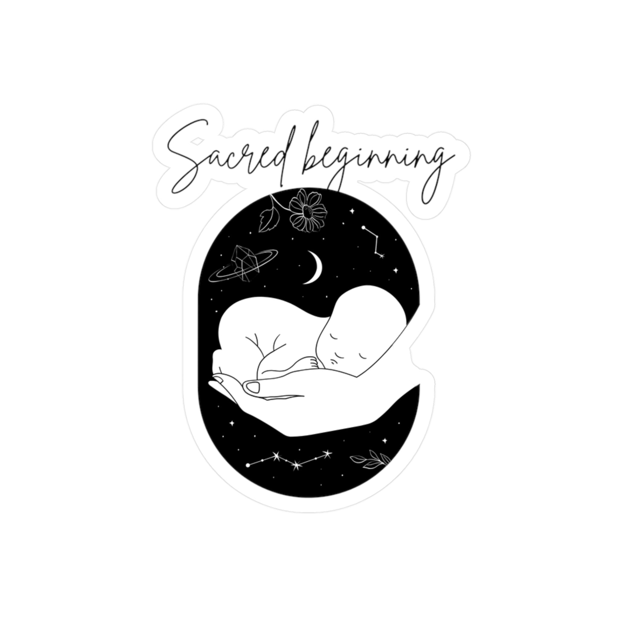 Sacred Beginning Kiss-Cut Vinyl Decals