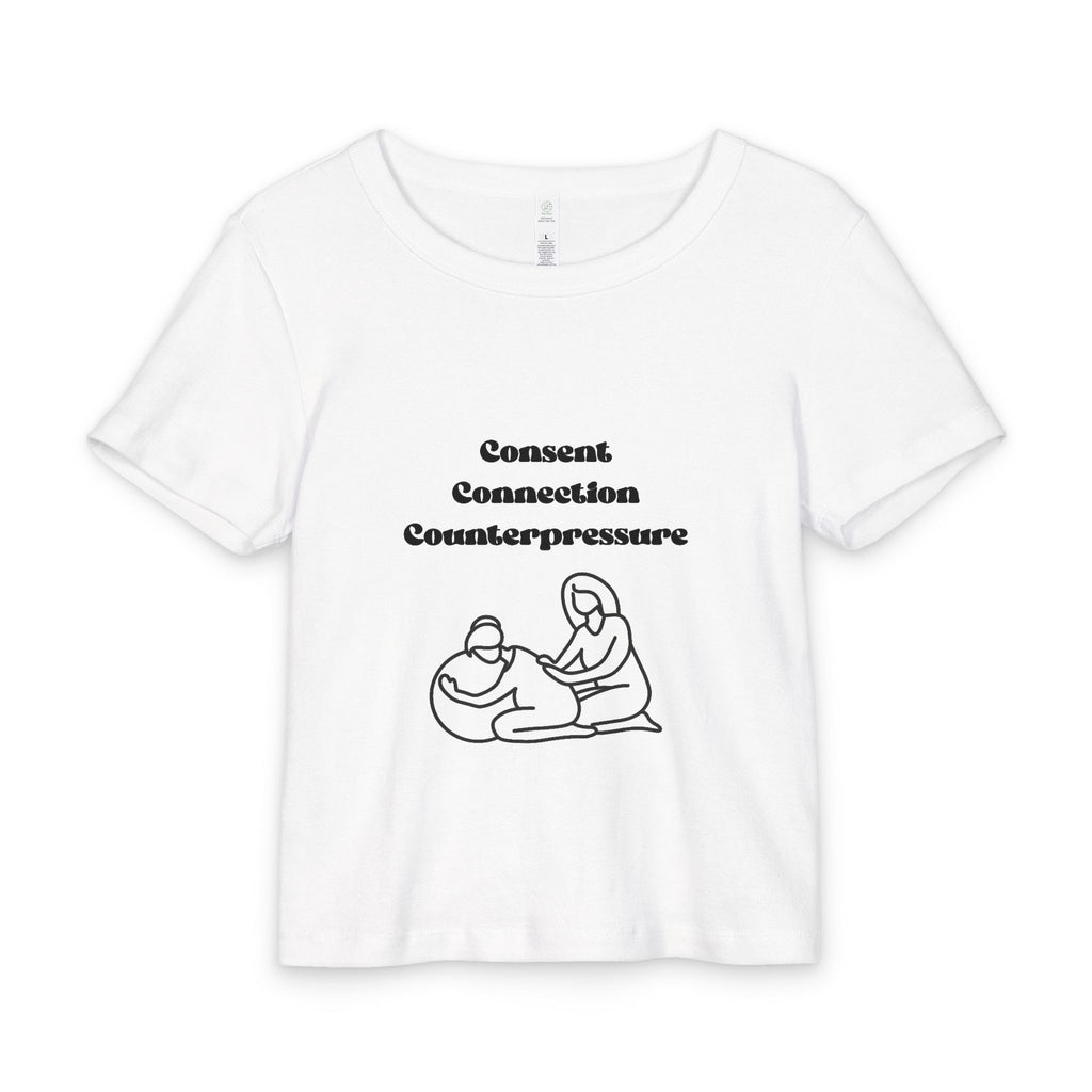 Consent connection counterpressure - Organic Rib Baby Tee