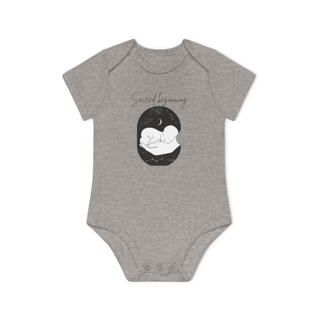 Sacred Beginnings Baby Organic Short Sleeve Bodysuit
