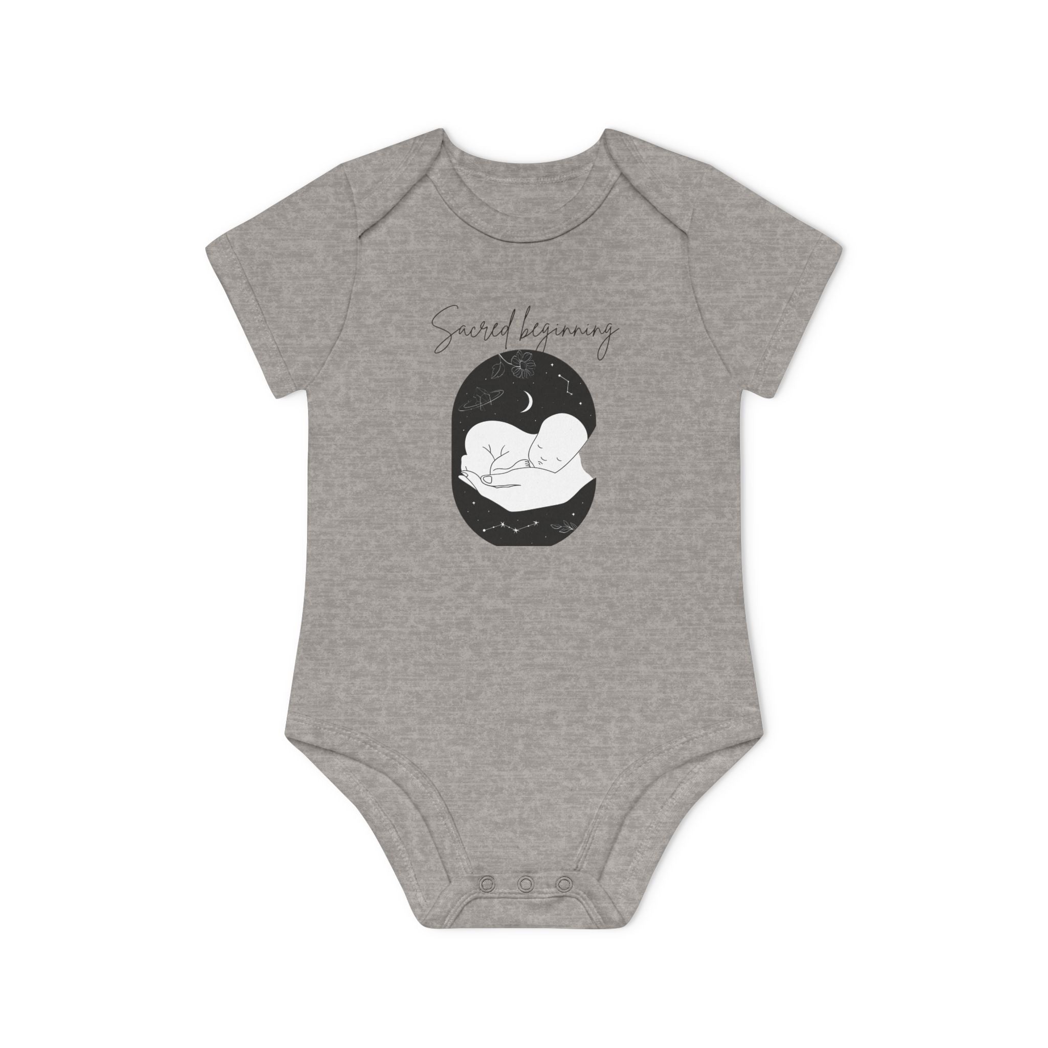 Sacred Beginnings Baby Organic Short Sleeve Bodysuit