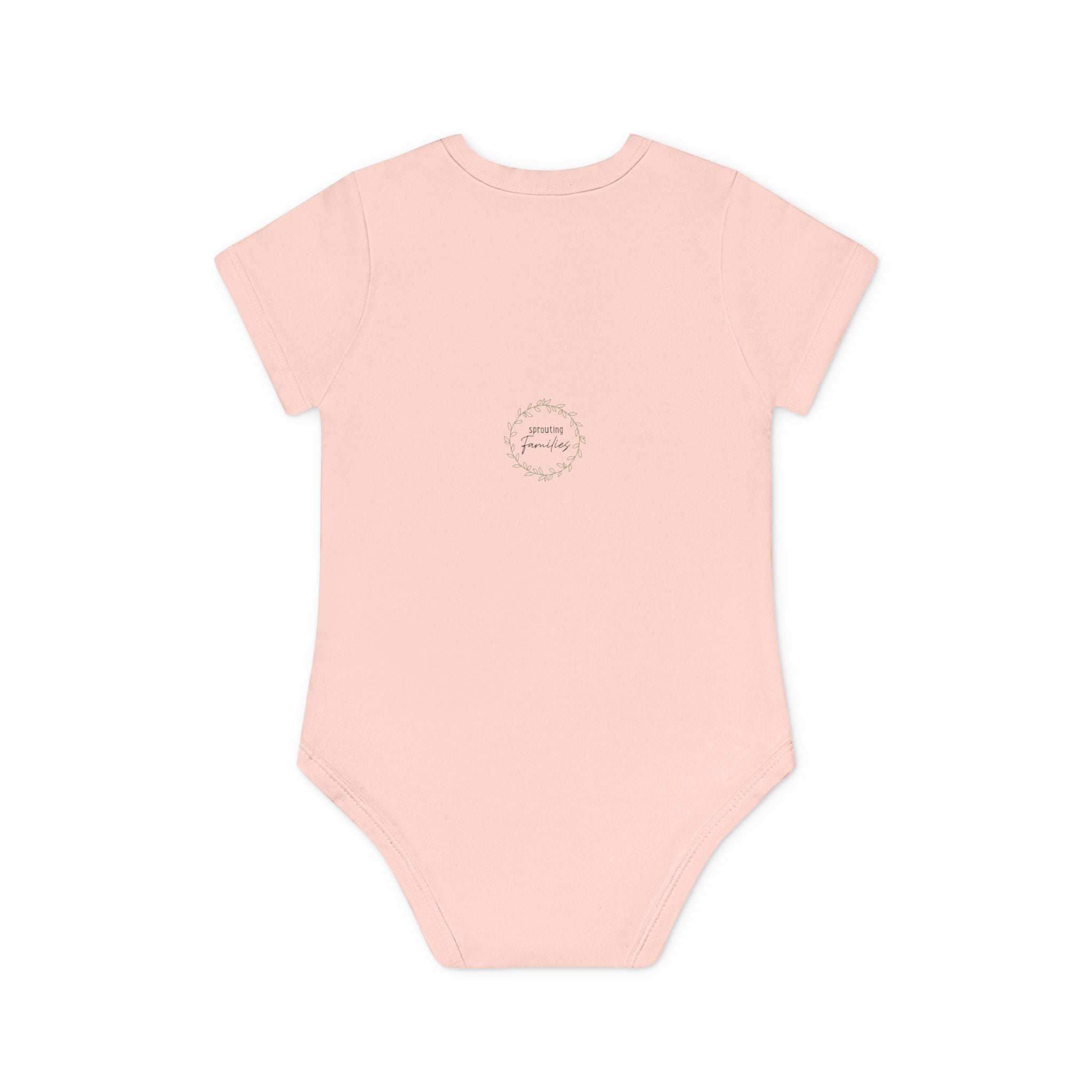 Earthside at last Baby Organic Short Sleeve Bodysuit