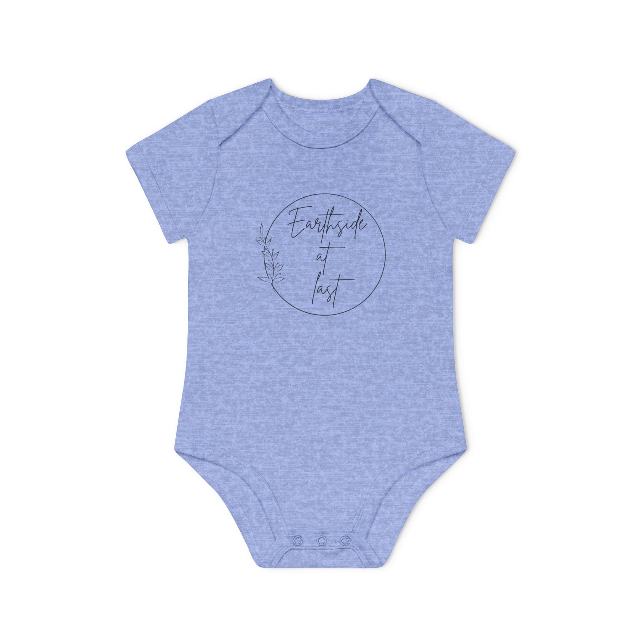 Earthside at last Baby Organic Short Sleeve Bodysuit