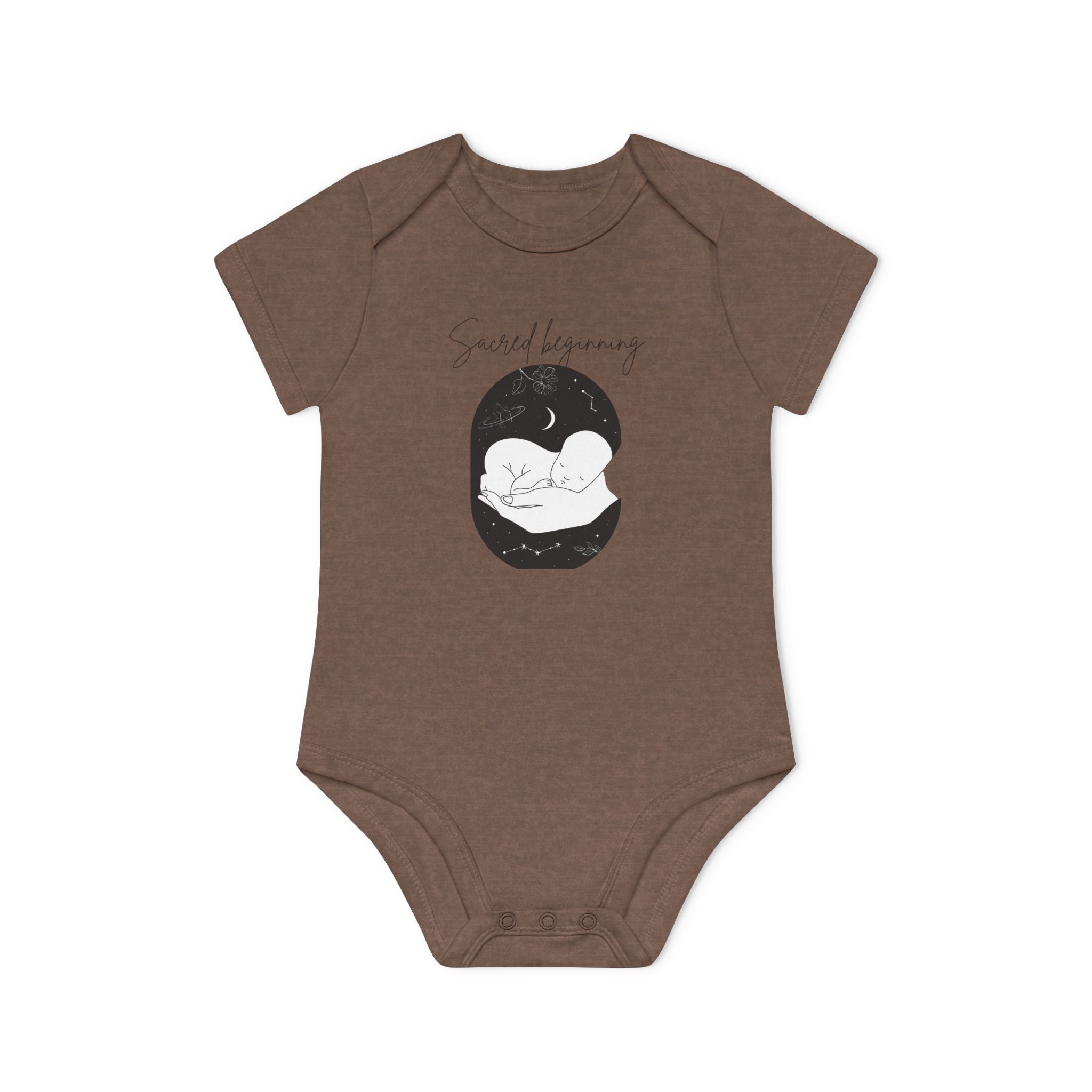 Sacred Beginnings Baby Organic Short Sleeve Bodysuit