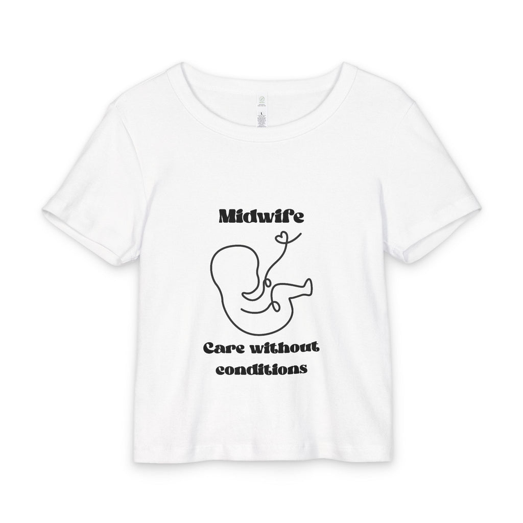 Midwife care without conditions - Organic Rib Baby Tee