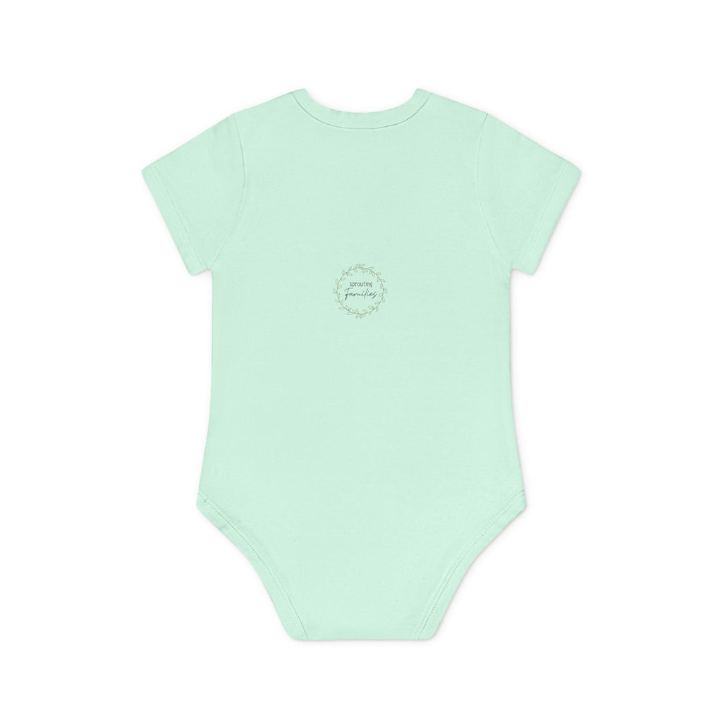 Born Supported Baby Organic Short Sleeve Bodysuit
