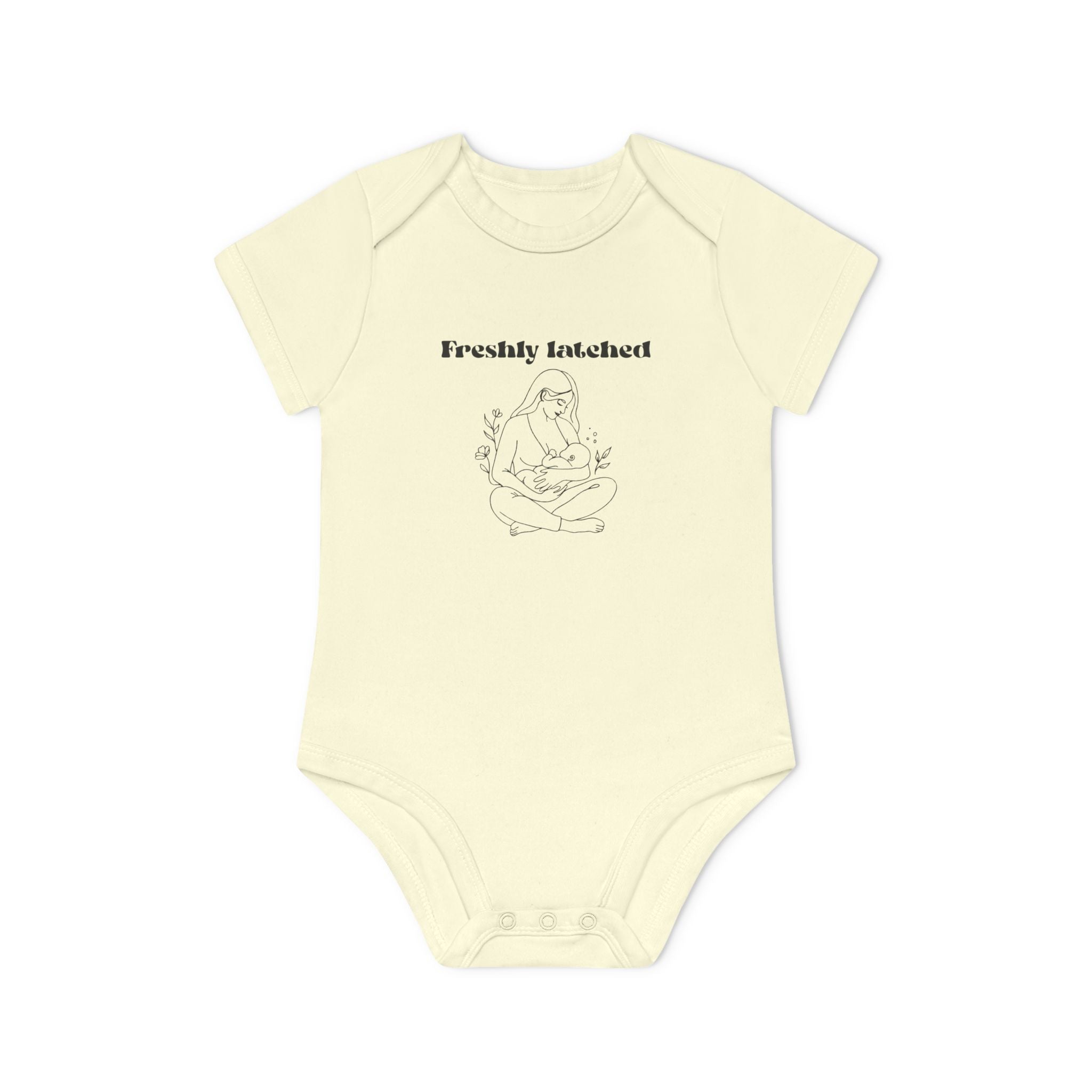 Earthside at last Baby Organic Short Sleeve Bodysuit
