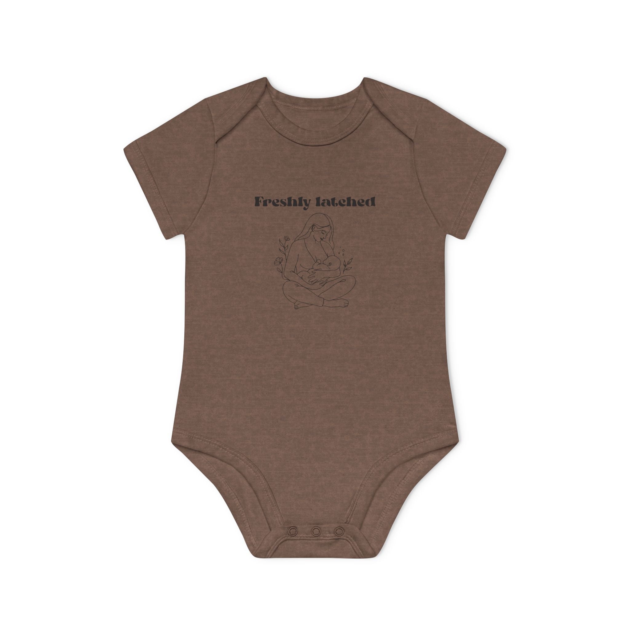 Earthside at last Baby Organic Short Sleeve Bodysuit