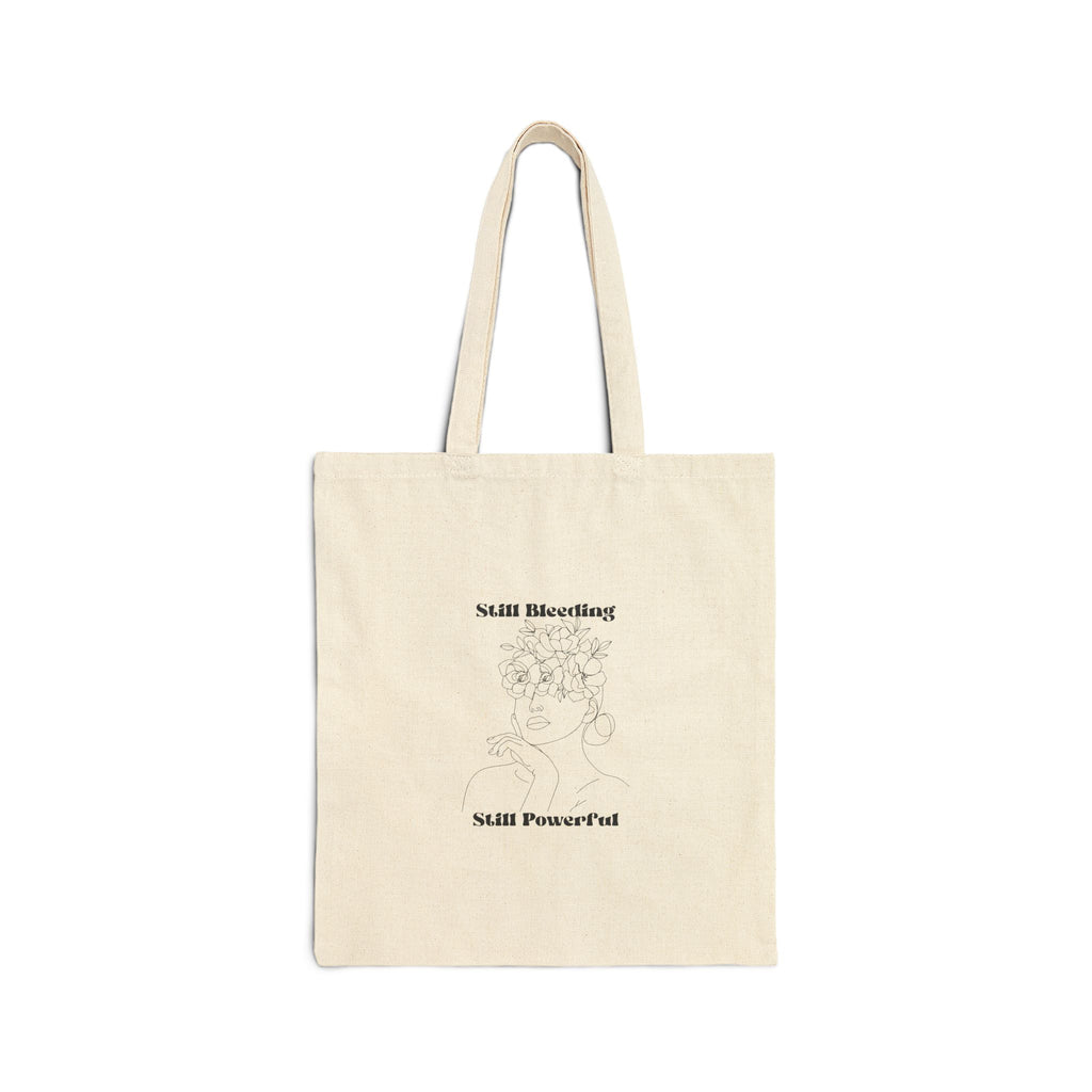 Still bleeding, Still powerful - Cotton Canvas Tote Bag