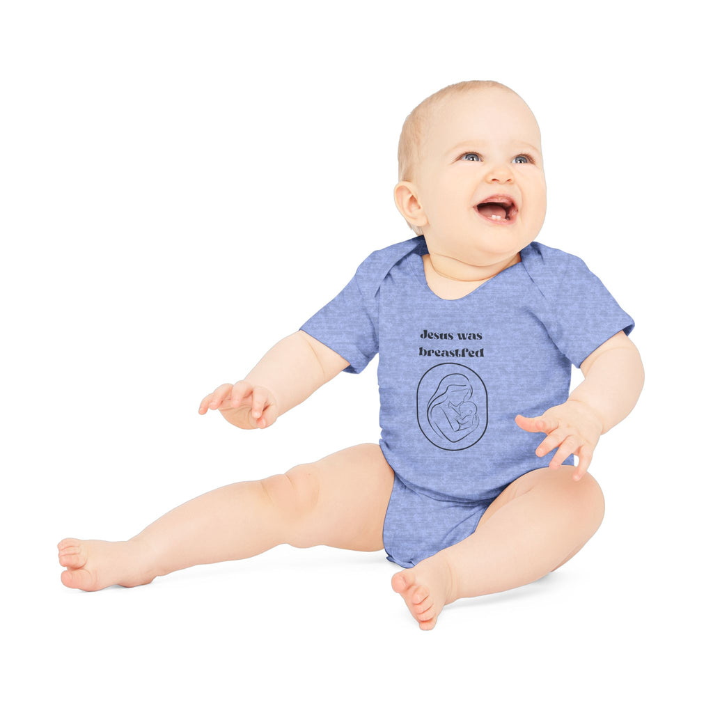 Jesus was breastfed Baby Organic Short Sleeve Bodysuit