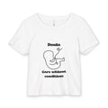 Doula care without conditions - Organic Rib Baby Tee