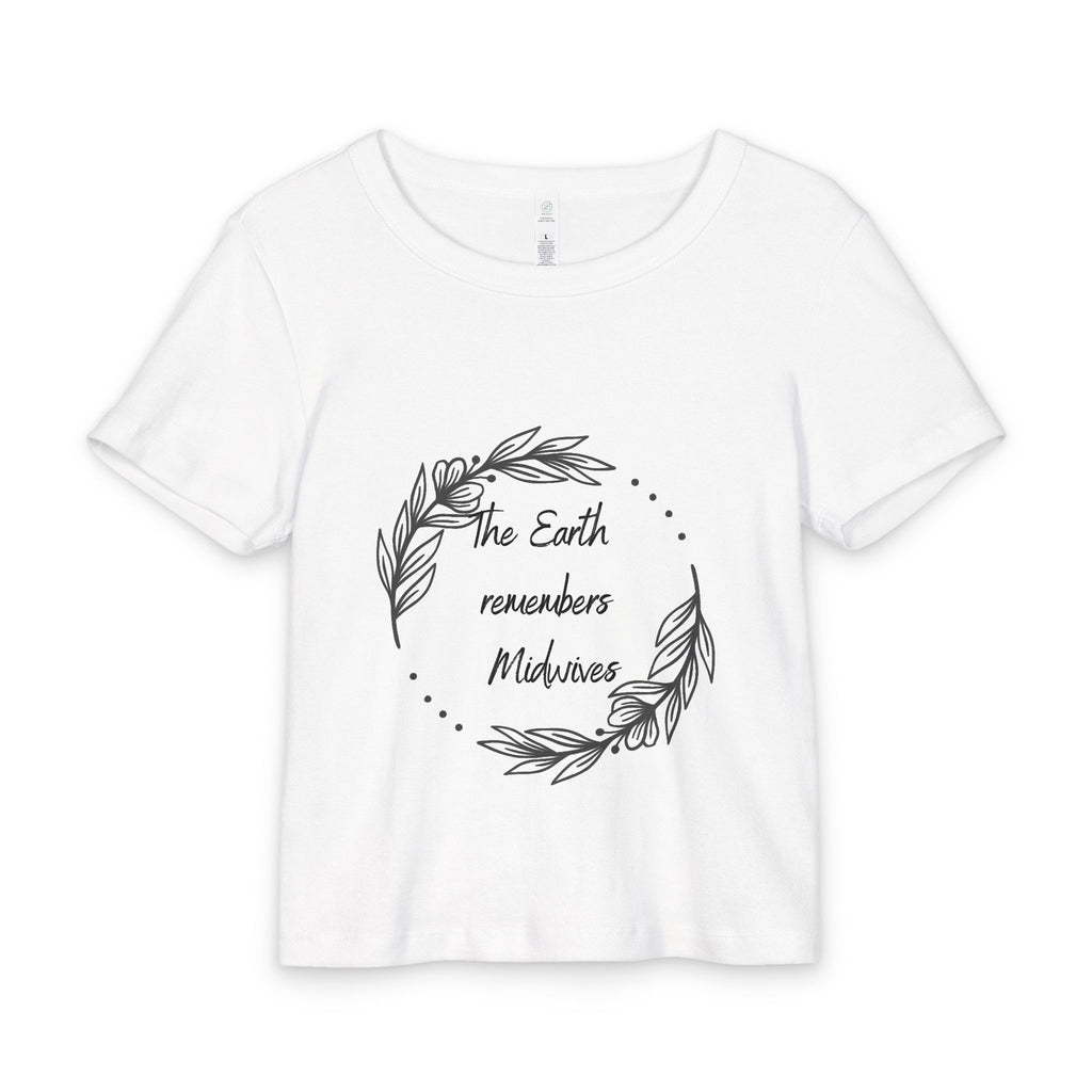 The Earth remembers Midwives Organic Rib Baby Tee