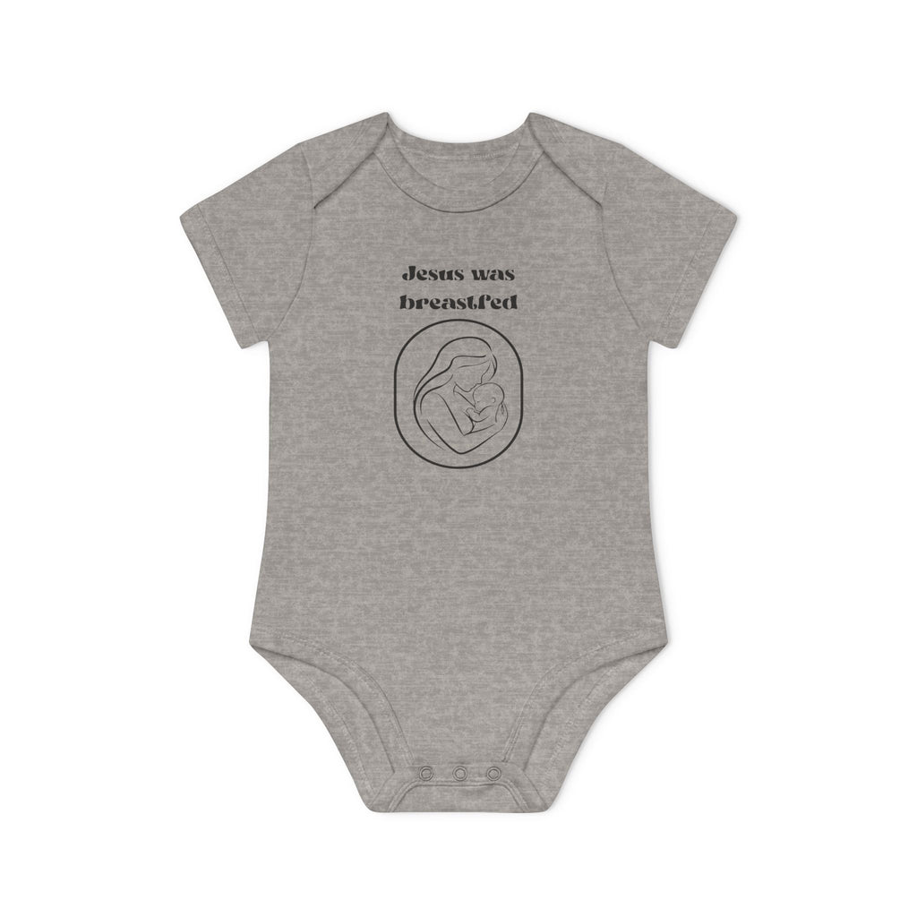 Jesus was breastfed Baby Organic Short Sleeve Bodysuit