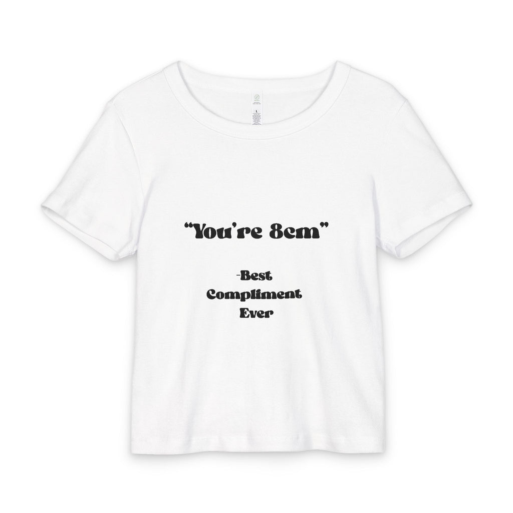 8cm - Organic Rib Baby Tee