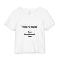 8cm - Organic Rib Baby Tee
