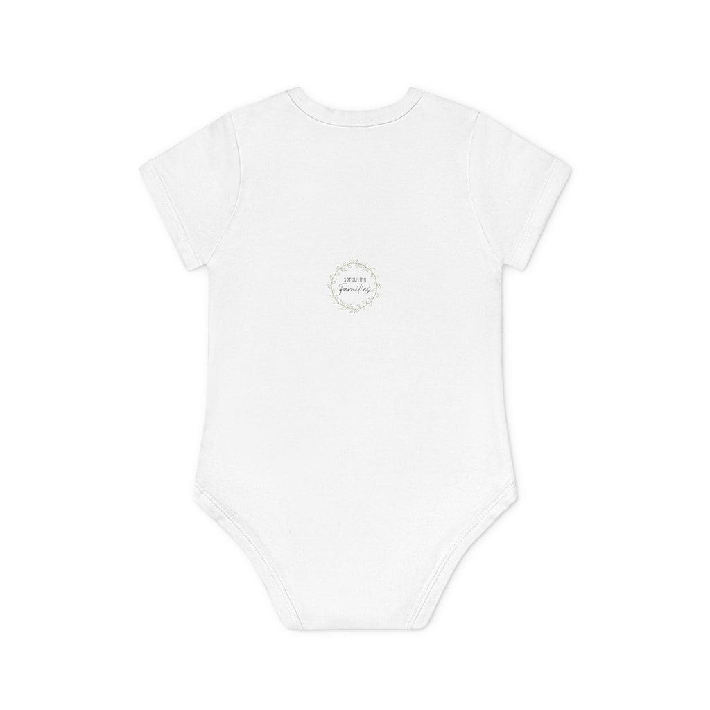 Earthside at last Baby Organic Short Sleeve Bodysuit