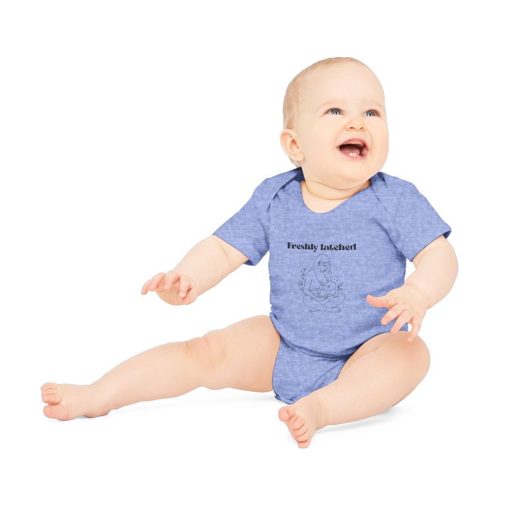Earthside at last Baby Organic Short Sleeve Bodysuit