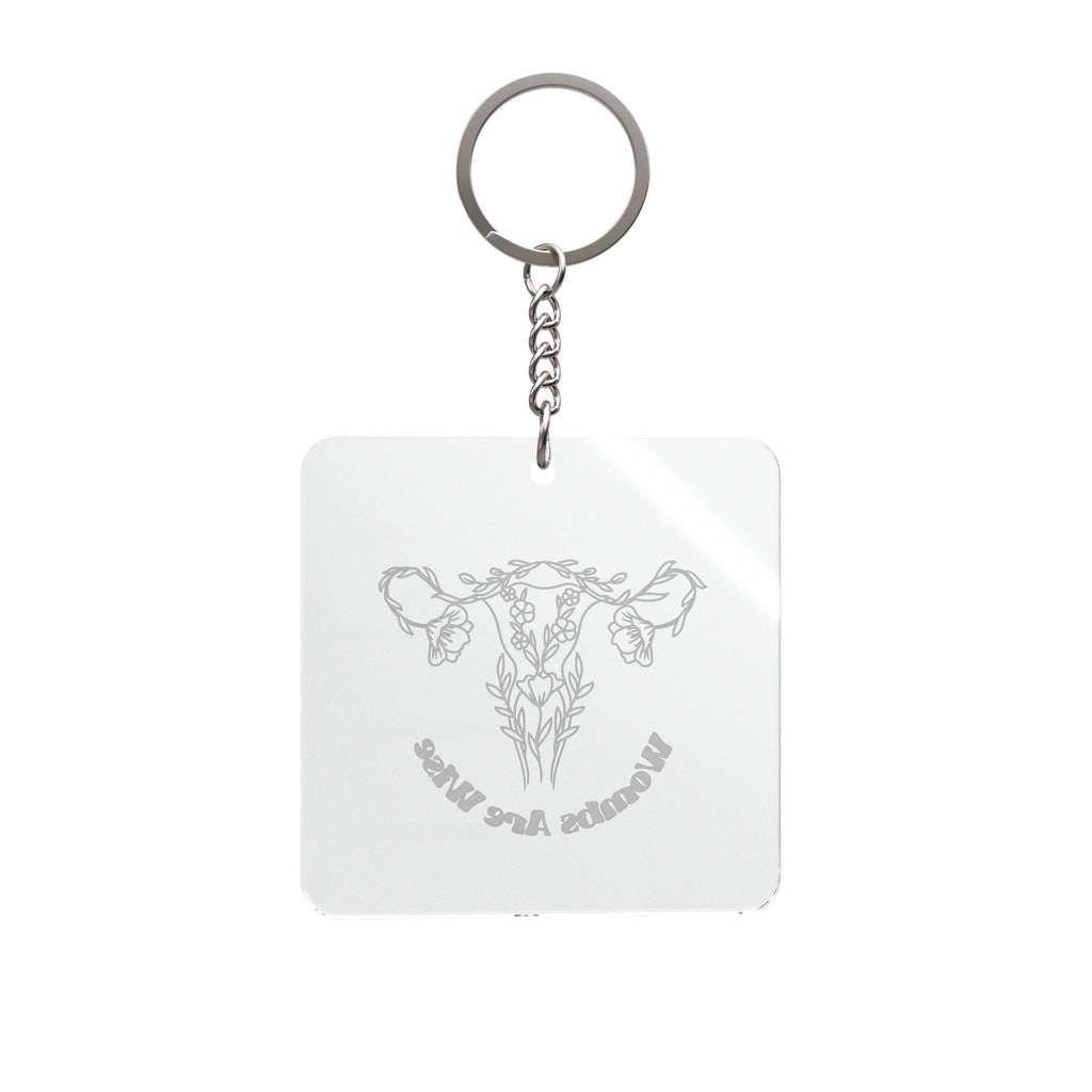 Wombs Are Wise Keychain