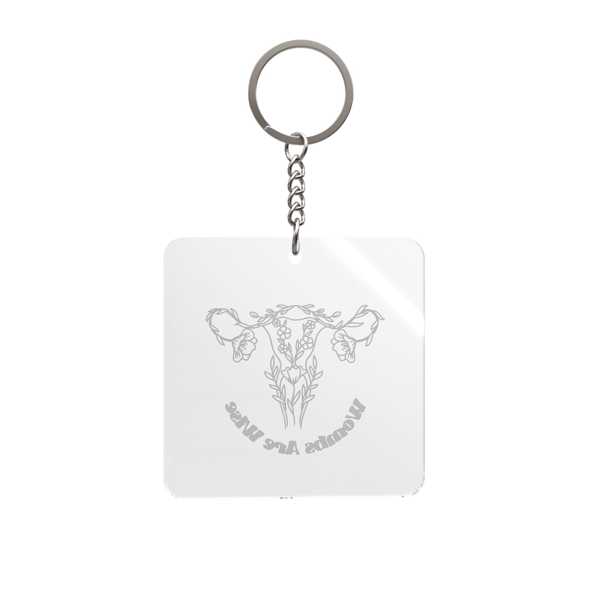 Wombs Are Wise Keychain