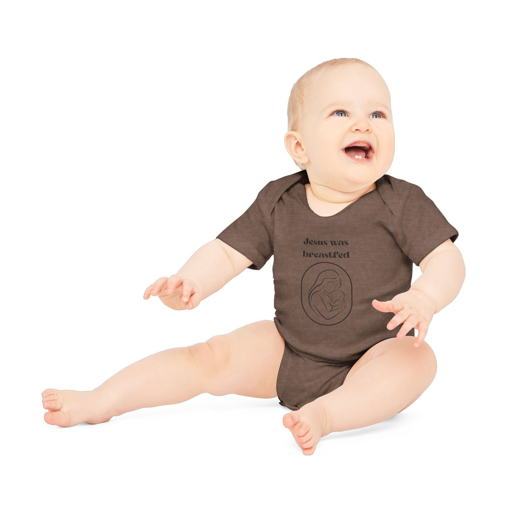 Jesus was breastfed Baby Organic Short Sleeve Bodysuit