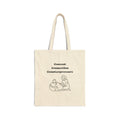 Consent connection counterpressure - Cotton Canvas Tote Bag
