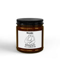Doula holding space - Scented Soy Candles with Black Lid, (4 and 9oz)