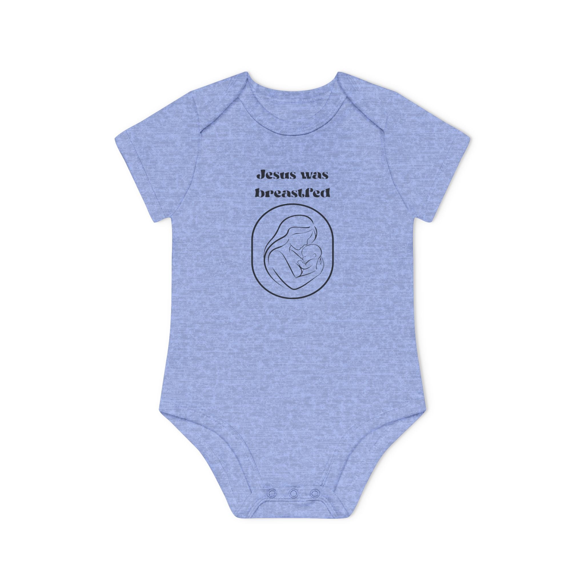 Jesus was breastfed Baby Organic Short Sleeve Bodysuit