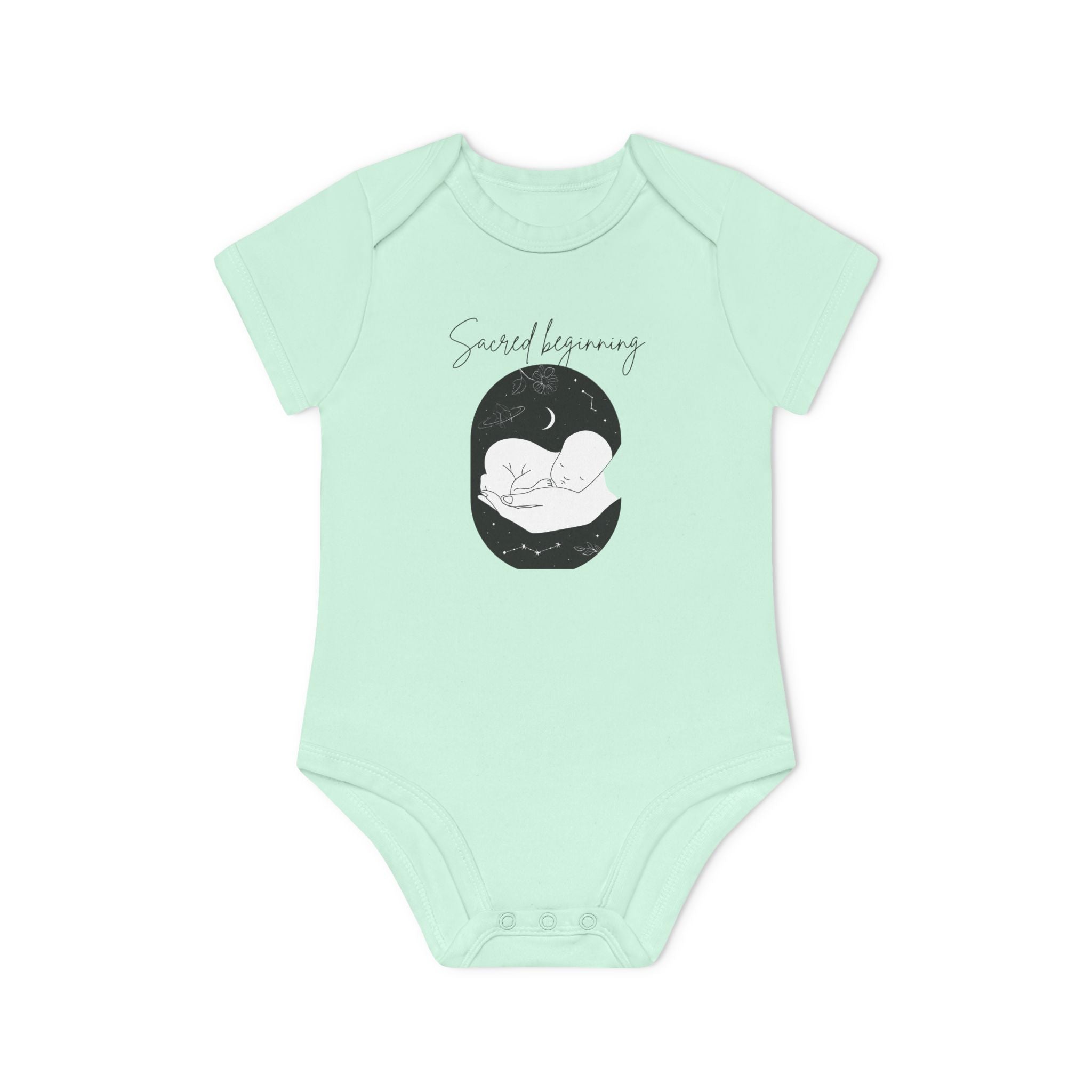 Sacred Beginnings Baby Organic Short Sleeve Bodysuit