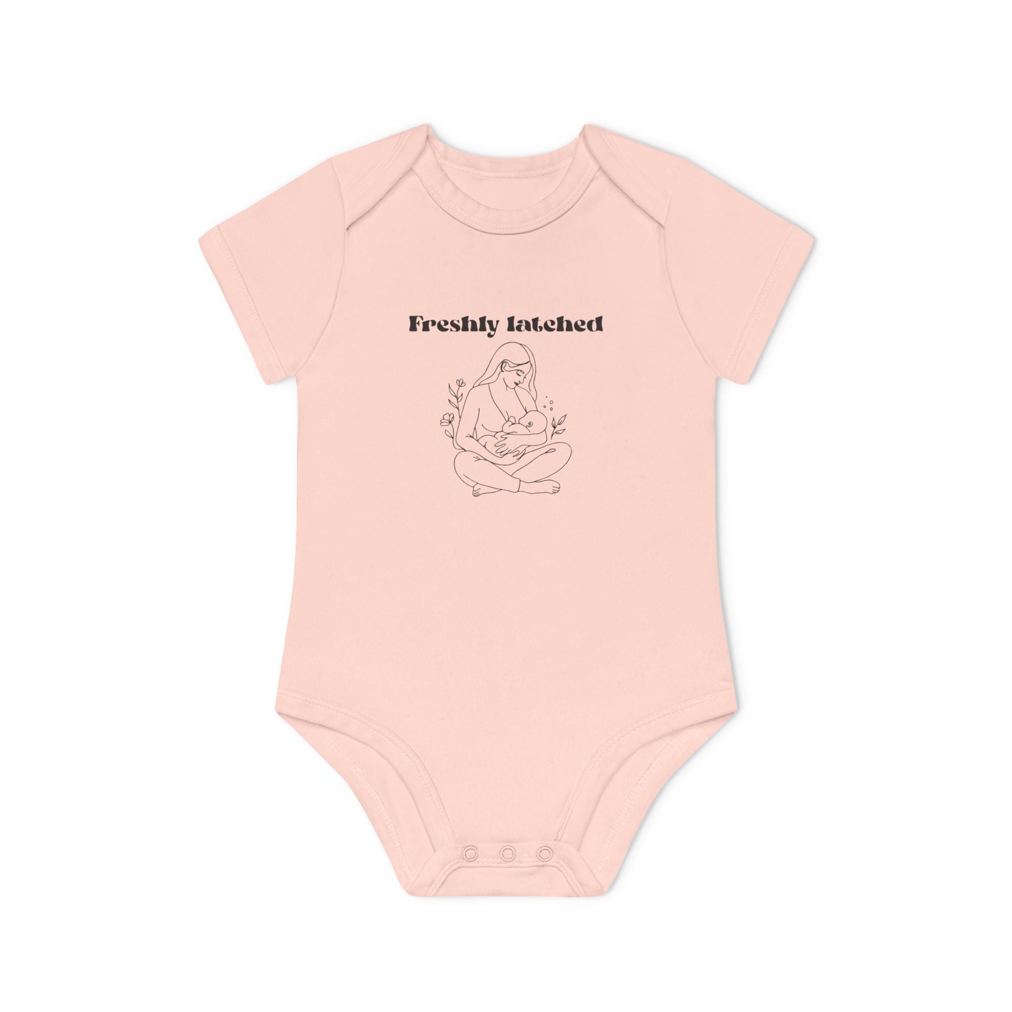 Earthside at last Baby Organic Short Sleeve Bodysuit