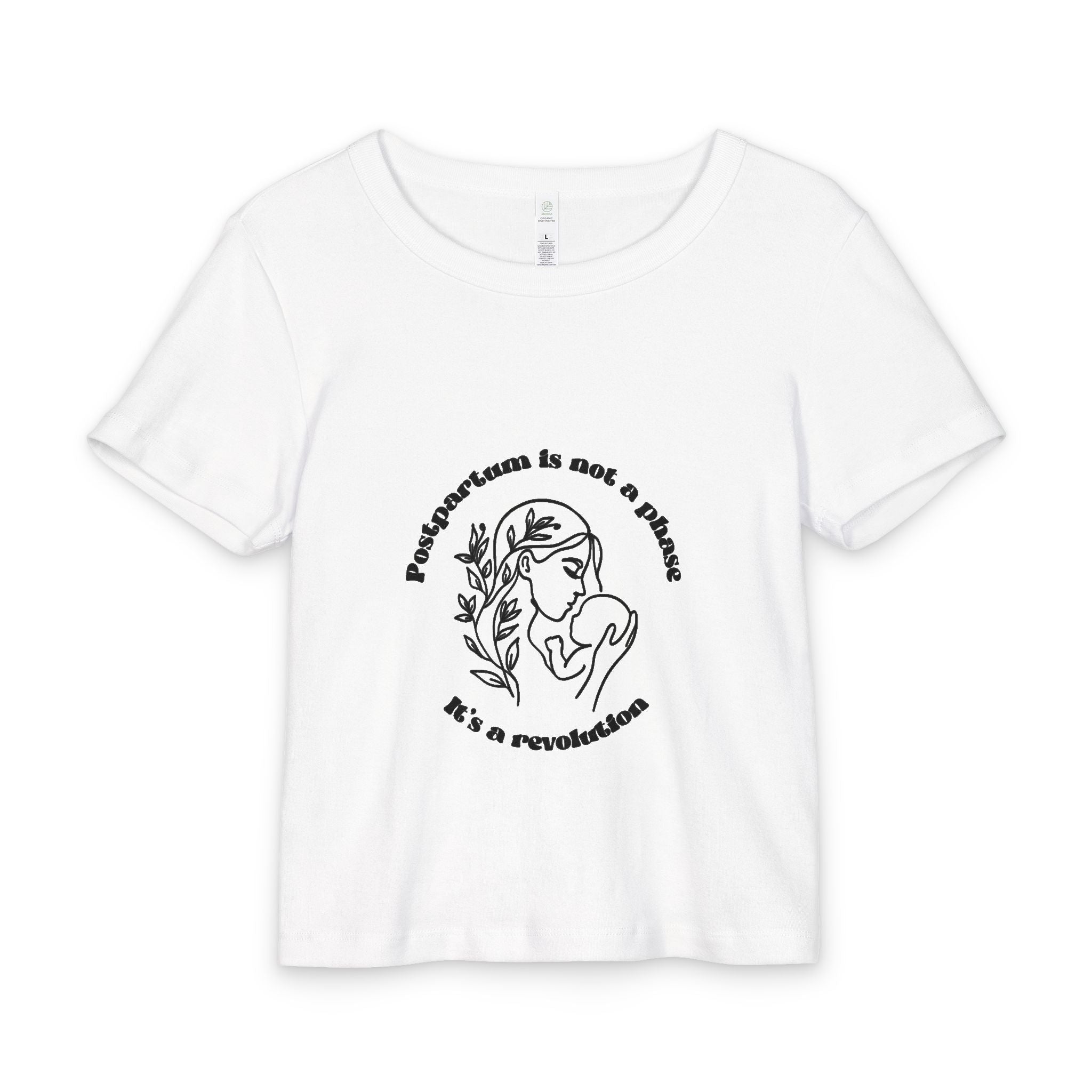 Postpartum Revolution - Organic Rib Baby Tee