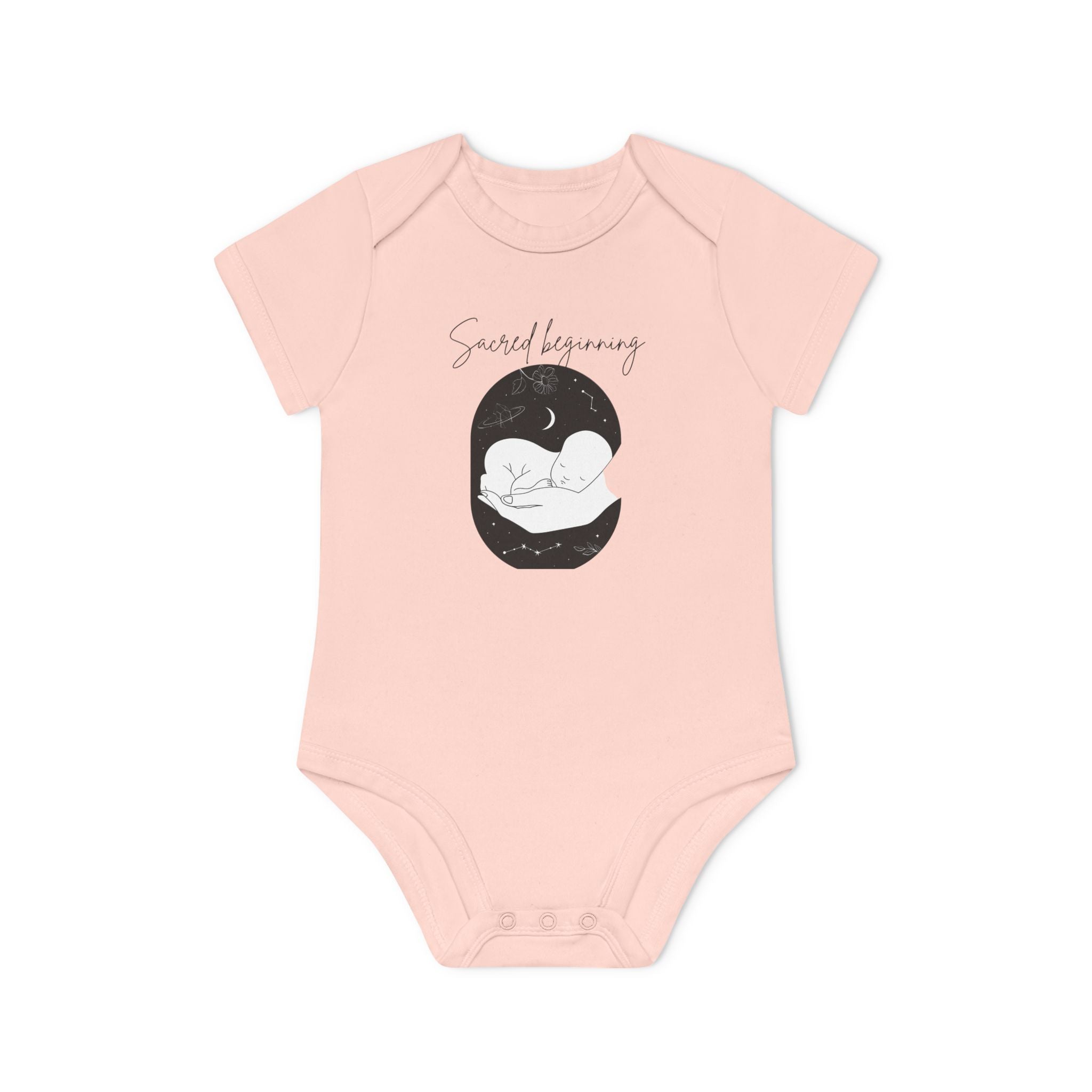 Sacred Beginnings Baby Organic Short Sleeve Bodysuit