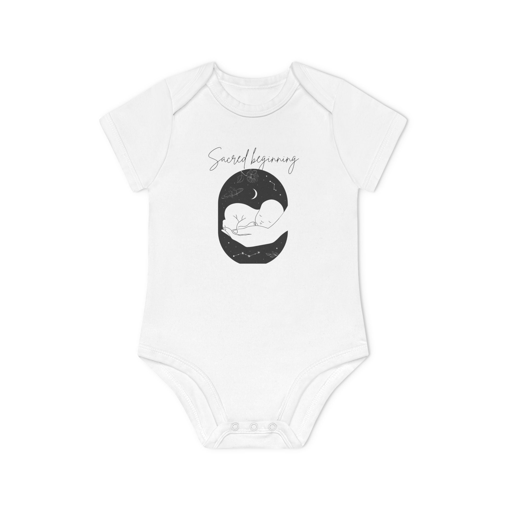 Sacred Beginnings Baby Organic Short Sleeve Bodysuit